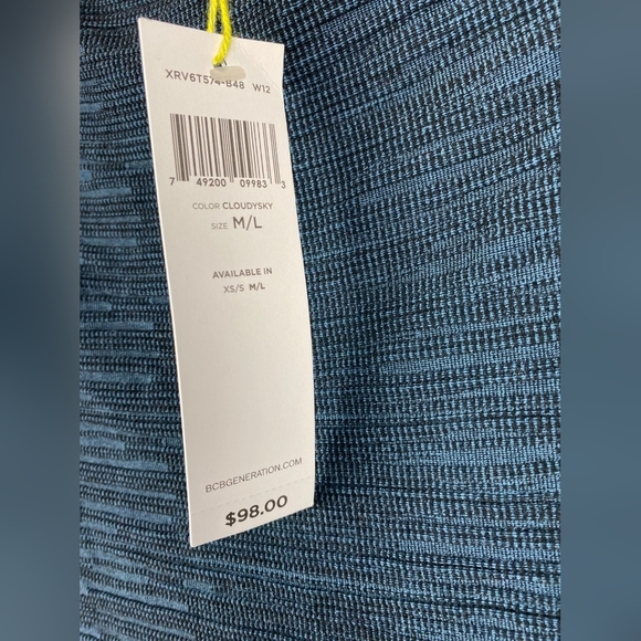 BCBGMAXAZRIA Renee Sheina Jacquard Womnen  Dress Size M/L cut out back - Picture 4 of 9